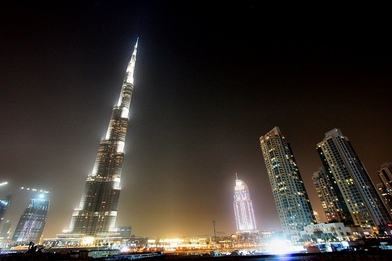 Burj  Khalifa ist das höchste Gebäude der Welt