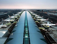 Dubai  Air Harbor at the peak of its development