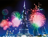 New Year’s Celebration in Dubai, the UAE