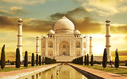 6th place goes to the copy of Indian Taj Mahal